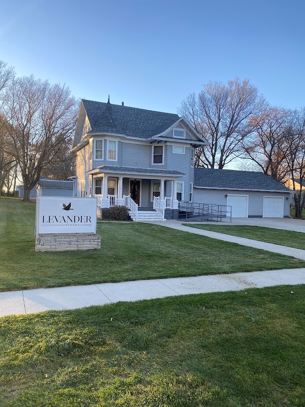 Newman Grove Funeral Home building in Newman Grove, Nebraska