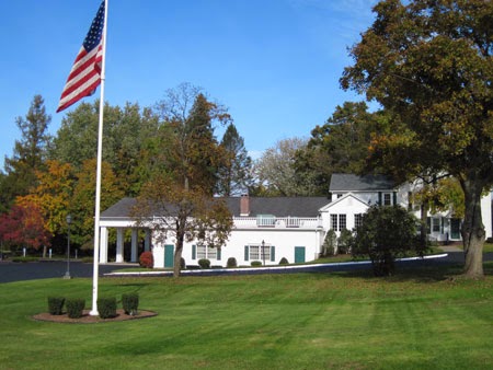 Nicholson & Carmon Funeral Home building in Suffield, Connecticut