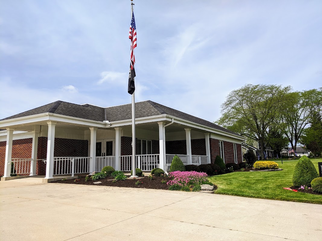 N.J. Hogenkamp Sons Funeral Home building in Coldwater, Ohio