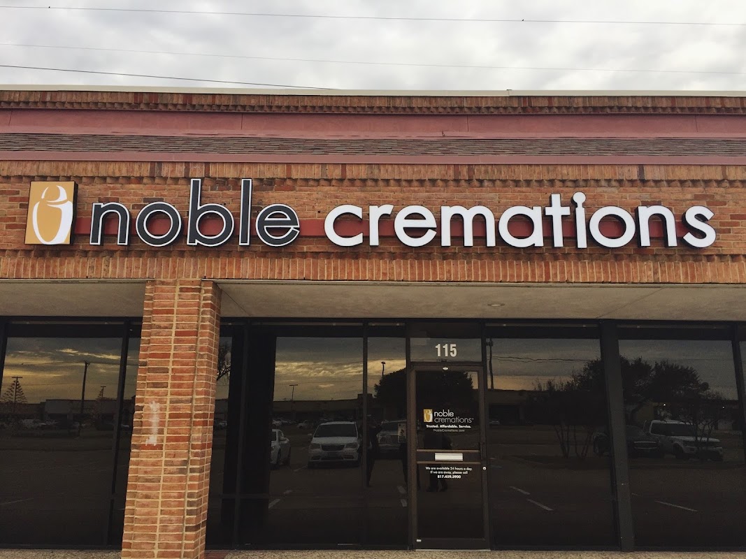 Noble Cremations building in Arlington, Texas