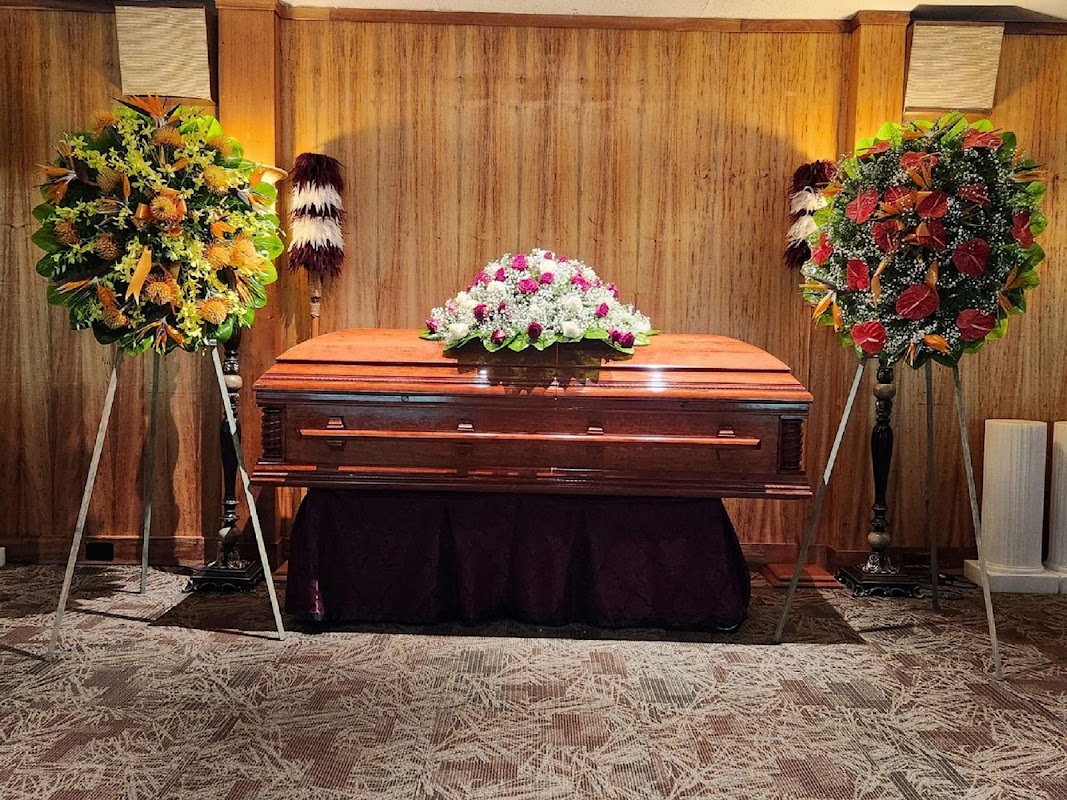 Norman's Mortuary building in Wailuku, Hawaii