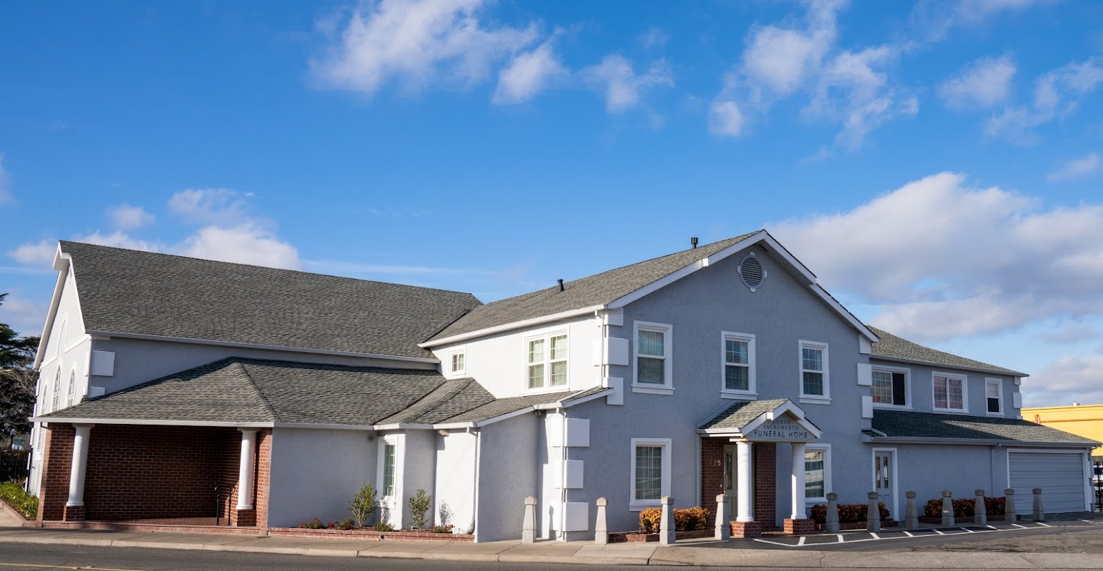 North Sacramento Funeral Home building in Sacramento, California