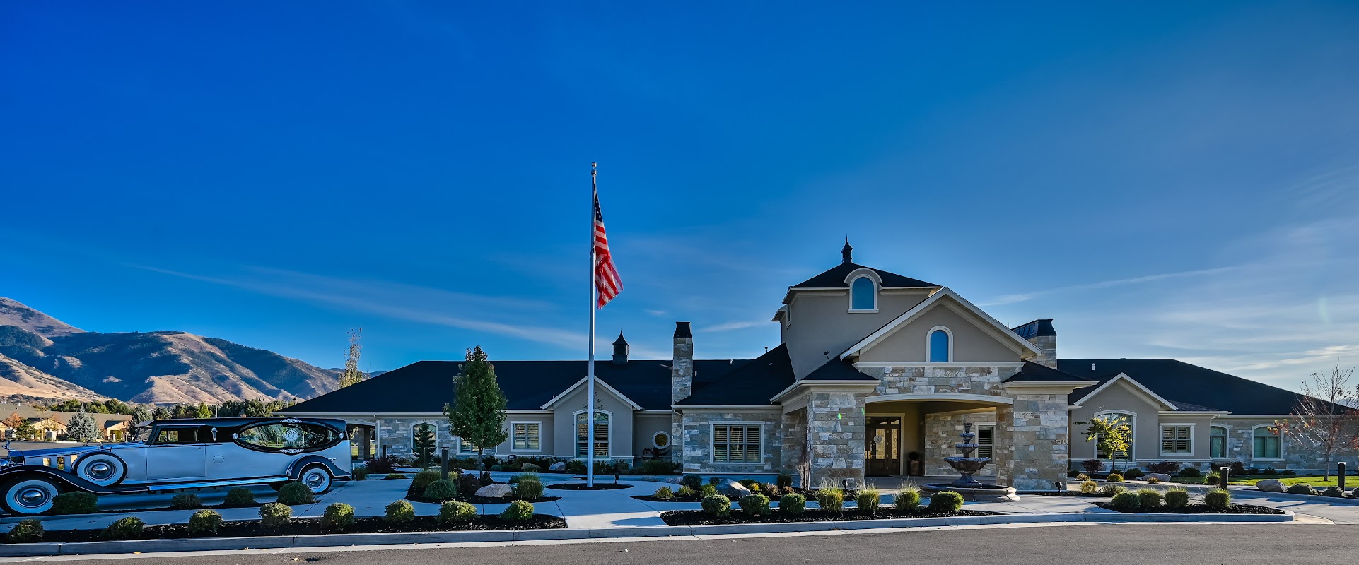 Nyman Funeral Home building in Providence, Utah