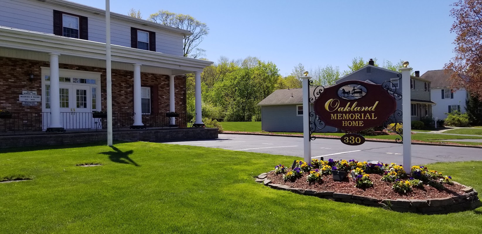 Oakland Memorial Home building in Oakland, New Jersey