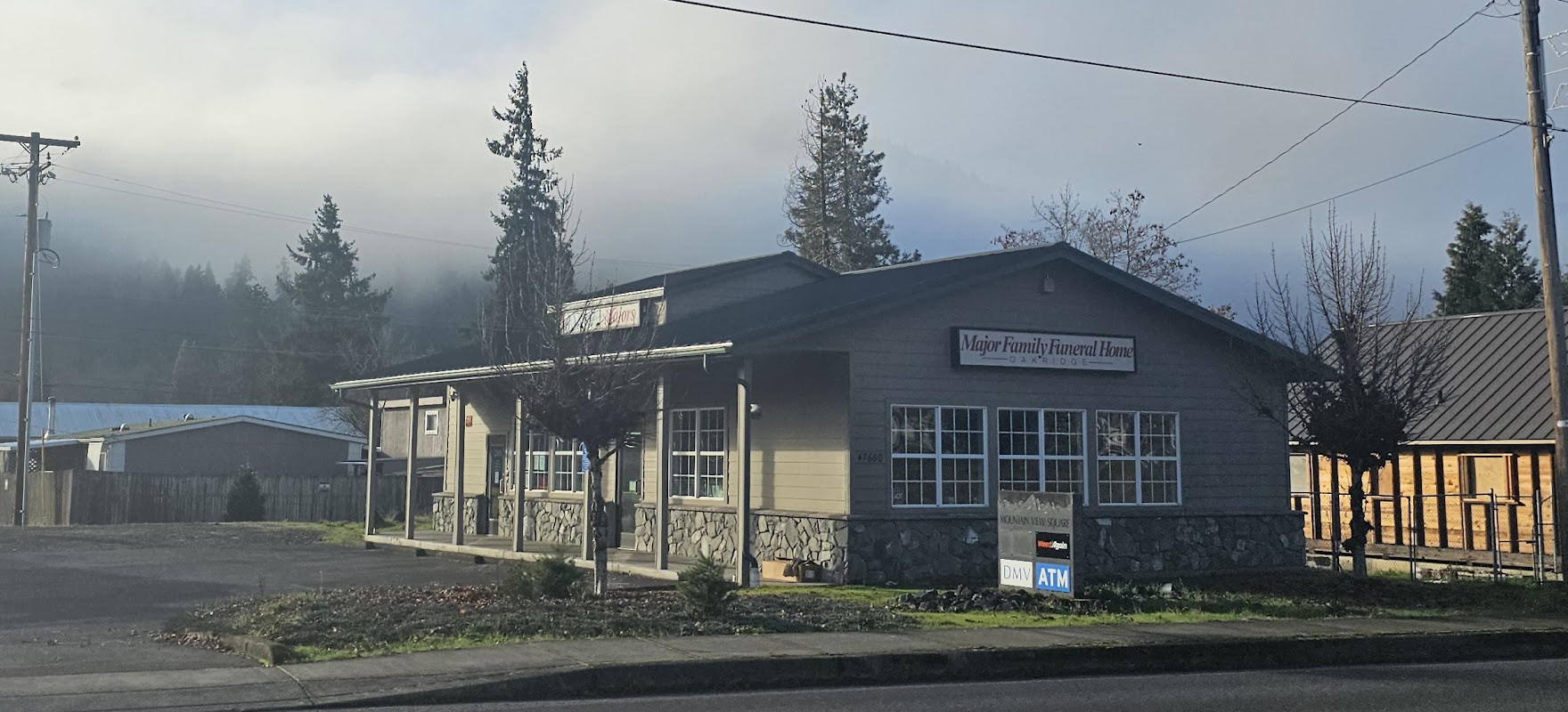 Oakridge Chapel Of The Woods Funeral Home building in Oakridge, Oregon