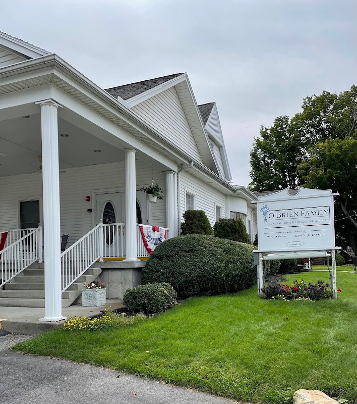 O'Brien Family Funeral Home building in South Hadley, Massachusetts