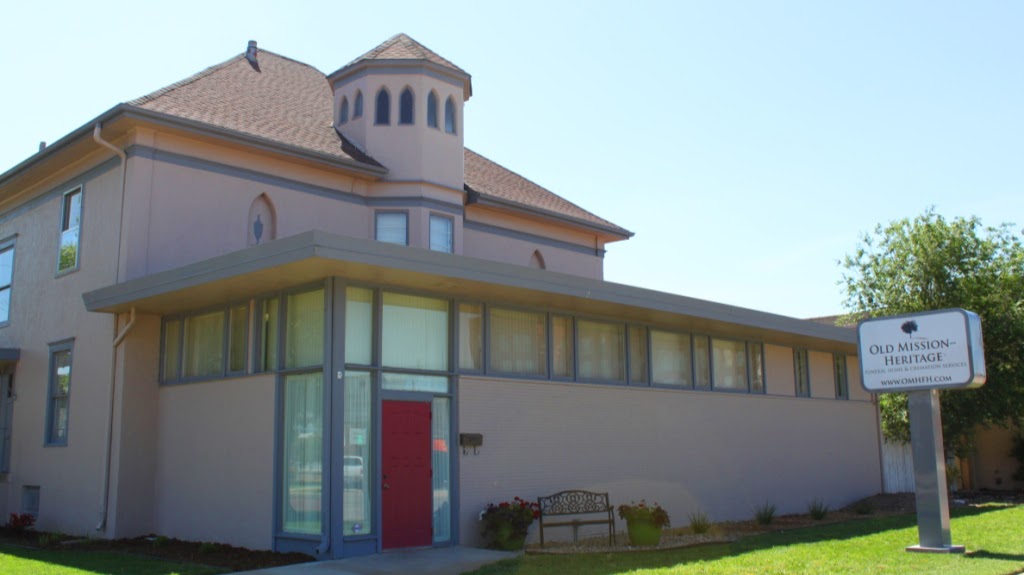Old MissionHeritage Funeral Home building in Hutchinson, Kansas