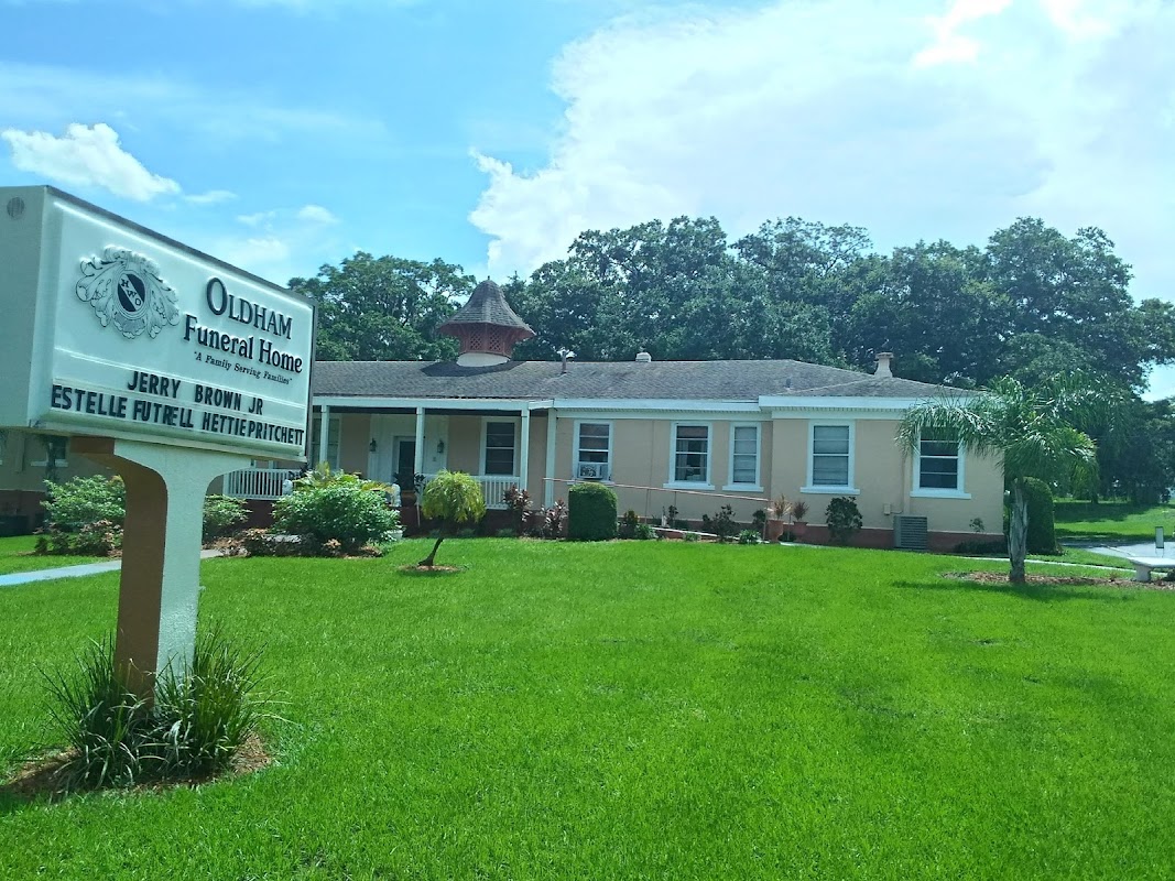 Oldham Funeral Home building in Lakeland, Florida