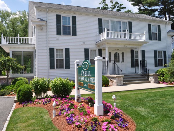 O'Neill Funeral Home building in Cumberland, Rhode Island