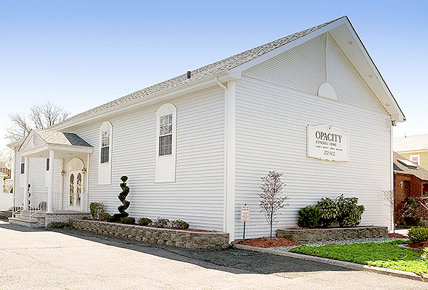 Opacity Funeral Home building in Kenilworth, New Jersey