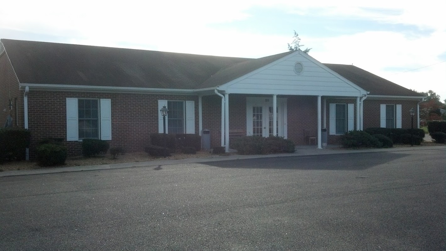 Owen Funeral Home building in Jarratt, Virginia