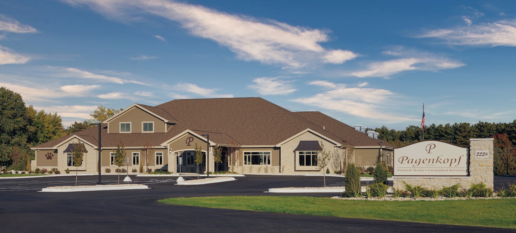Pagenkopf Funeral Home building in Oconomowoc, Wisconsin