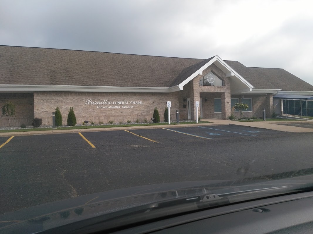 Paradise Funeral Chapel building in Lansing, Michigan