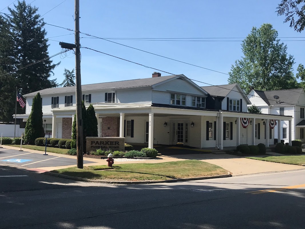 Parker & Son Funeral Homes building in Lodi, Ohio