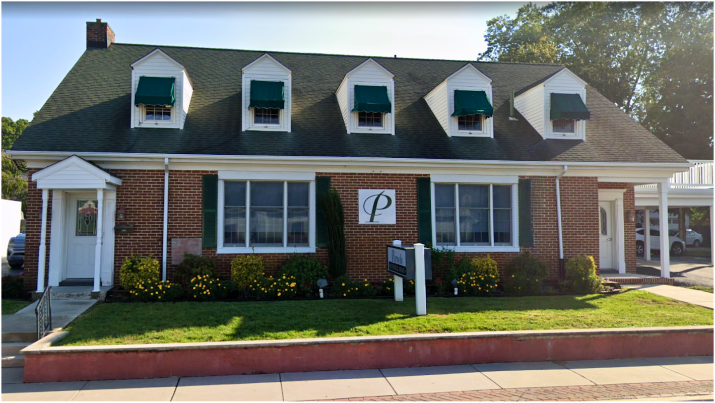 Parsels Funeral Home building in Absecon, New Jersey