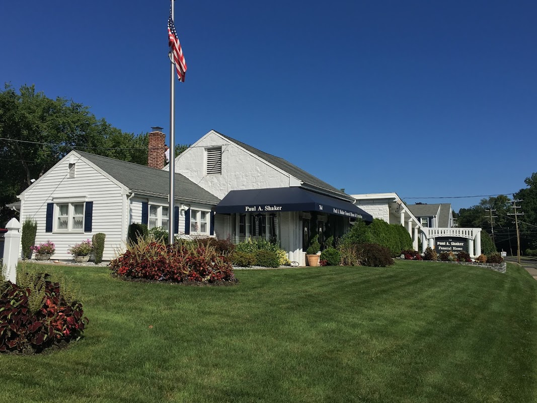 Paul A. Shaker Funeral Home building in New Britain, Connecticut