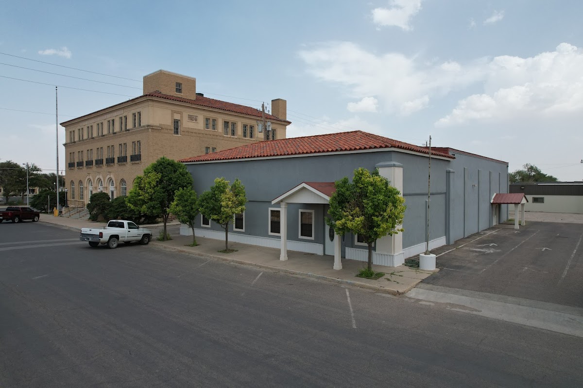 Peaceful Garden Funeral Home building in Pecos, Texas