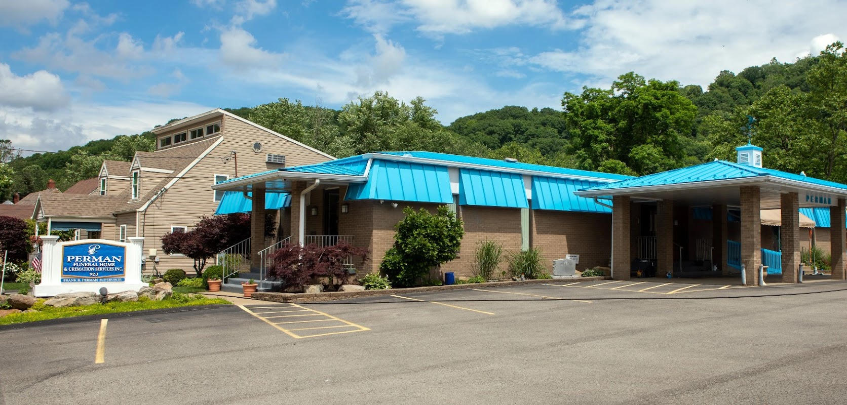 Perman Funeral Home & Cremation Services building in Pittsburgh, Pennsylvania