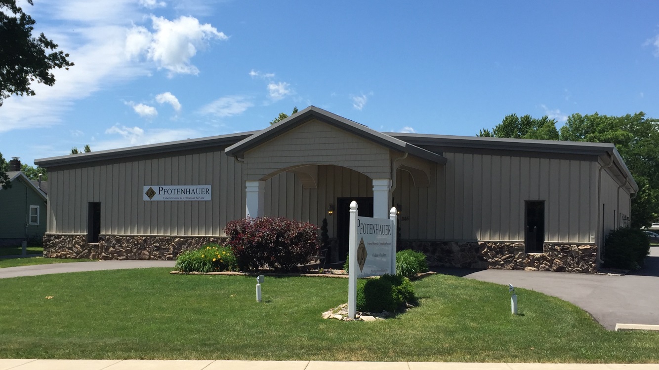 Pfotenhauer Funeral Home building in Green Bay, Wisconsin