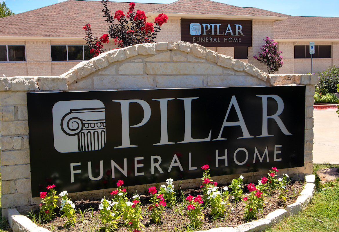 Pilar Funeral Home building in Garland, Texas