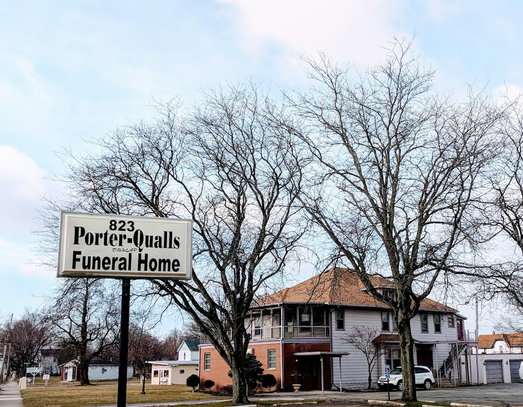 Porter-Qualls-Dunlap Funeral Home building in Springfield, Ohio