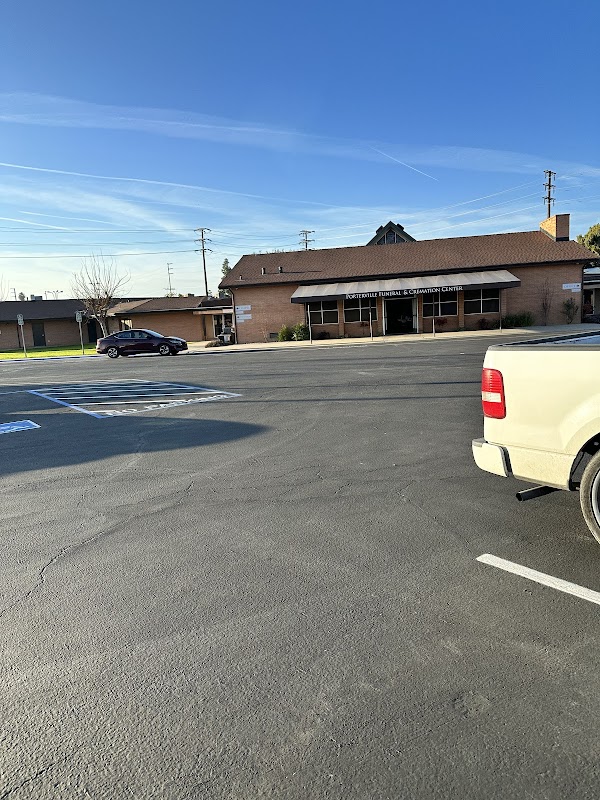 Porterville Funeral & Cremation Center building in Porterville, California