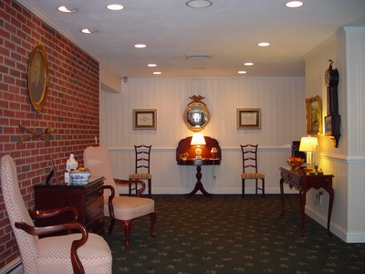 Poulson & Van Hise Funeral Directors building in Lawrenceville, New Jersey