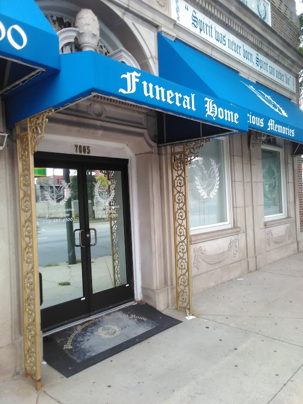 Precious Memories Funeral Home building in Chicago, Illinois