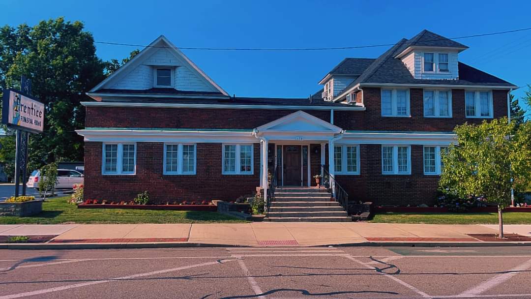Prentice Funeral Home building in Akron, Ohio