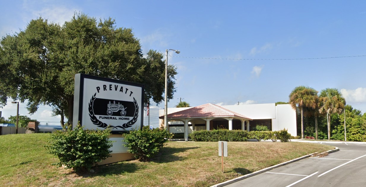 Prevatt Funeral Home building in Hudson, Florida