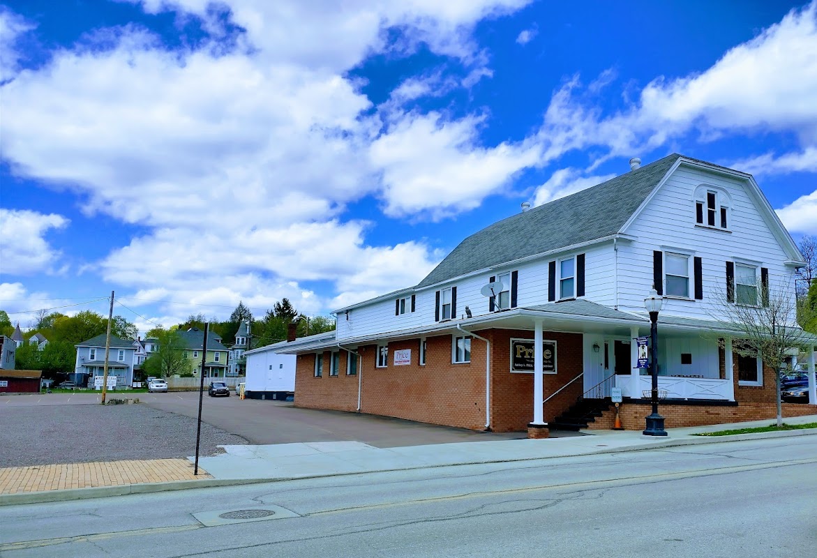 Price Funeral Service building in Meyersdale, Pennsylvania