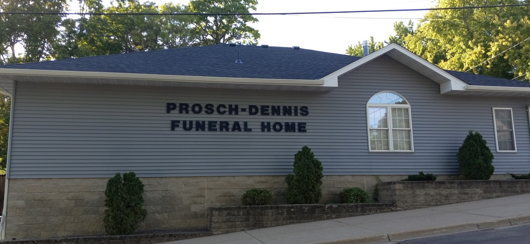 Prosch-Dennis Funeral Home building in Waterville, Minnesota