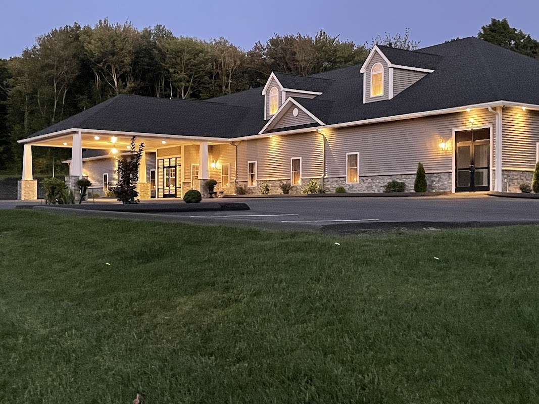 Prospect Memorial Funeral Home building in Prospect, Connecticut