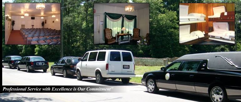 Puckett-Purkett Funeral Service building in Roper, North Carolina