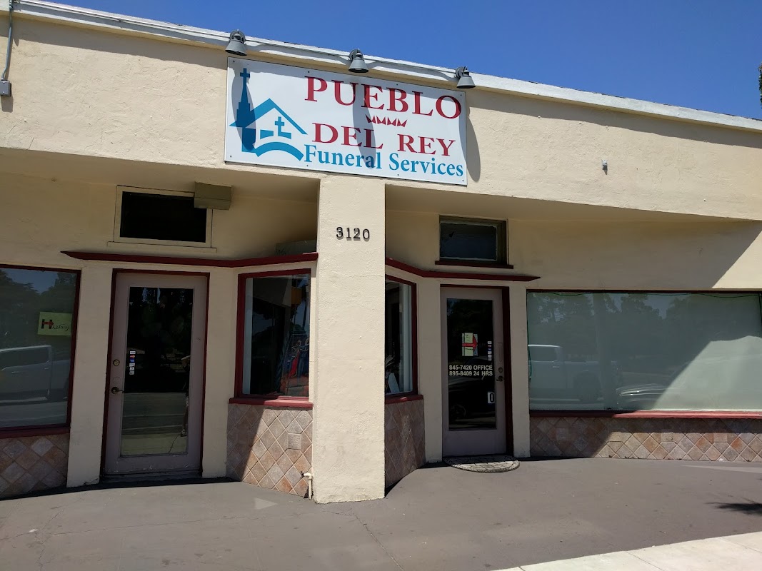 Pueblo Del Rey Funeral Services building in Santa Barbara, California