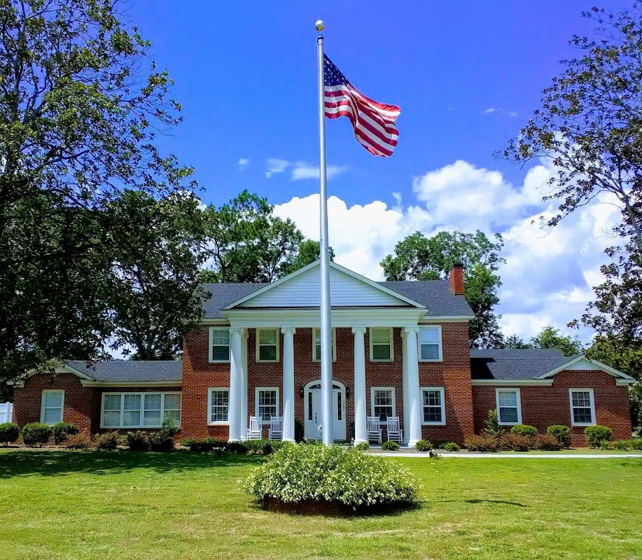 Purvis Funeral Home building in Adel, Georgia