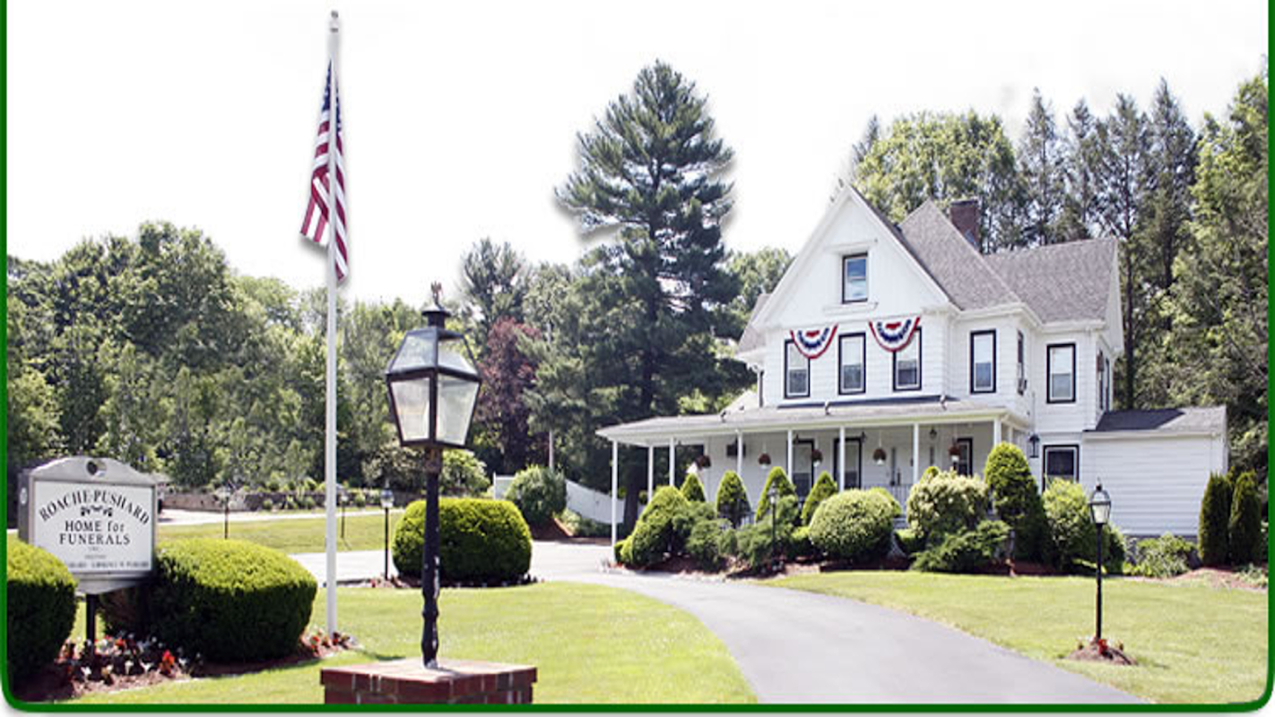 Pushard Family Funeral Home building in Canton, Massachusetts