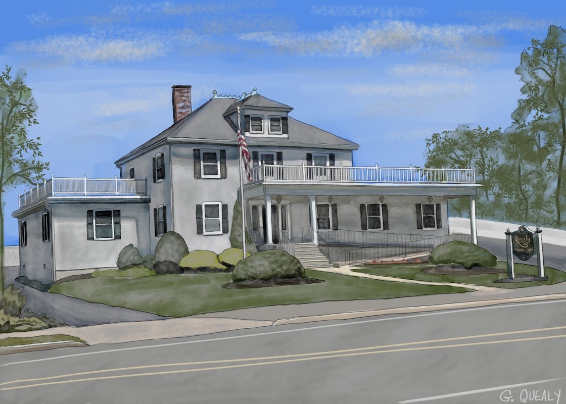 Quealy And Son Funeral Home And Cremation Service building in Abington, Massachusetts