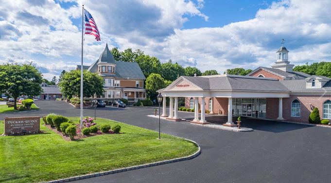 Quinn Funeral Homes building in Greenville, Rhode Island