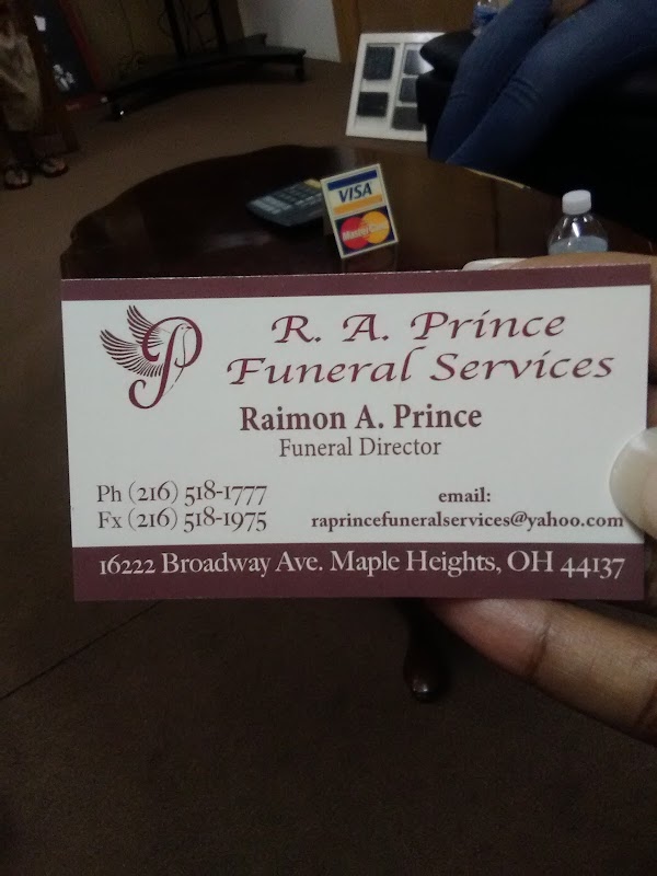 R. A. Prince Funeral Services building in Maple Heights, Ohio