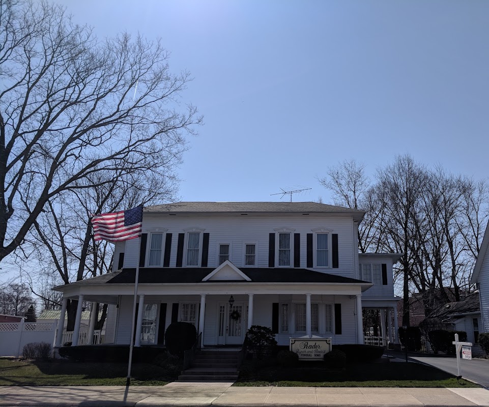 Rader-Lynch & Dodds Funeral Home building in London, Ohio