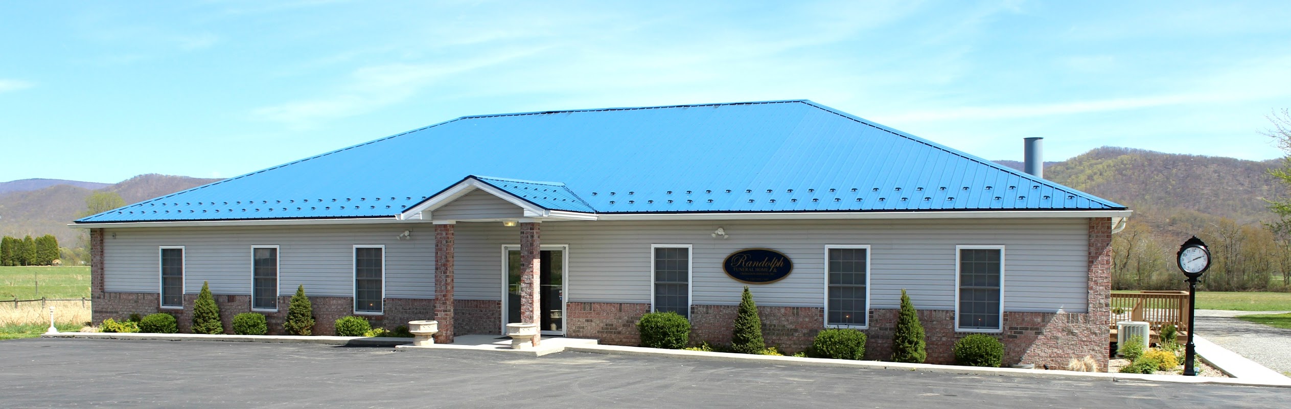 Randolph Funeral Home & Cremation Services building in Valley Bend, West Virginia