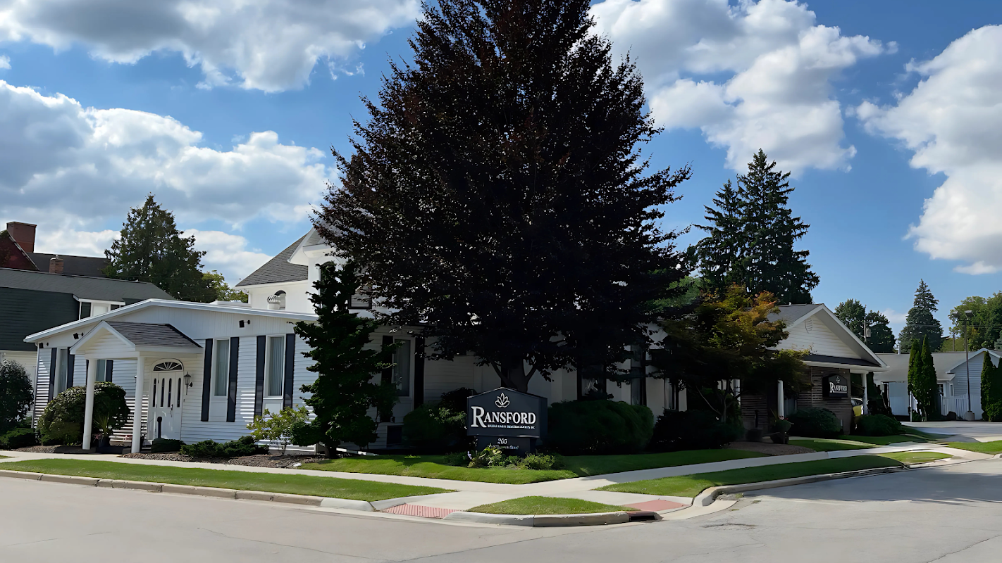 Ransford Collon Funeral & Cremation Services building in Caro, Michigan