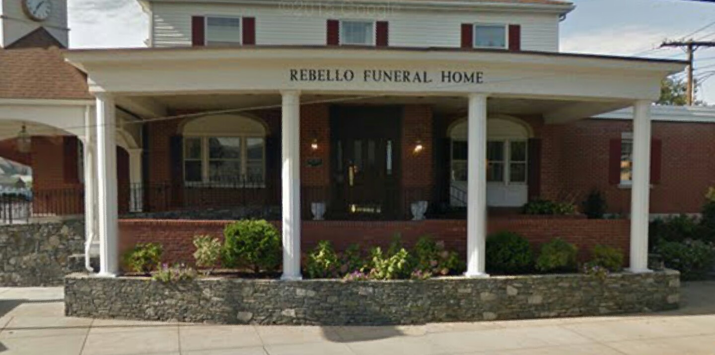 Rebello Funeral Home And Crematory building in East Providence, Rhode Island