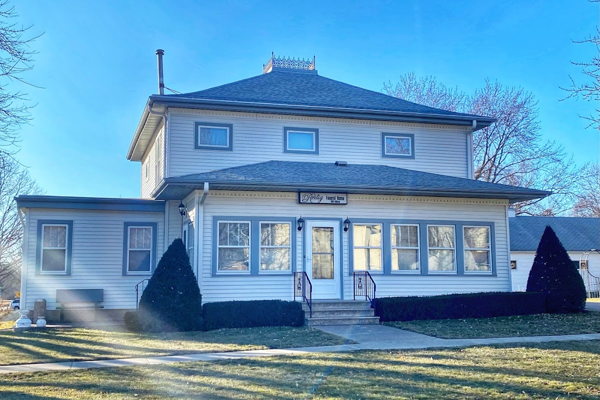 Redig Funeral Home building in Aurelia, Iowa