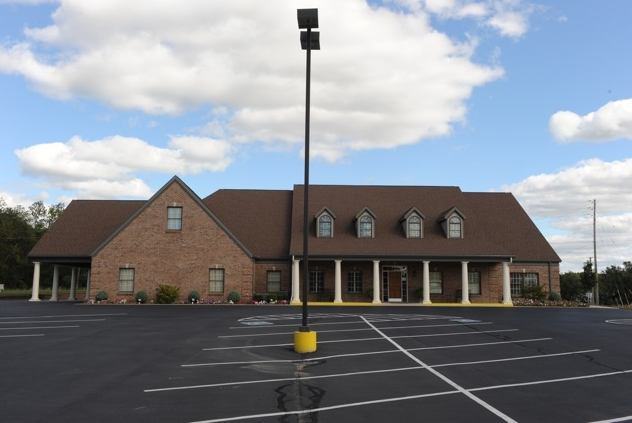 Redpath-Fruth Funeral Home building in Warsaw, Indiana