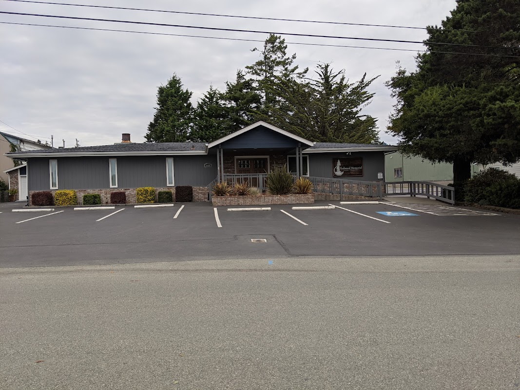 Redwood Memorial Chapel & Crematory building in Brookings, Oregon