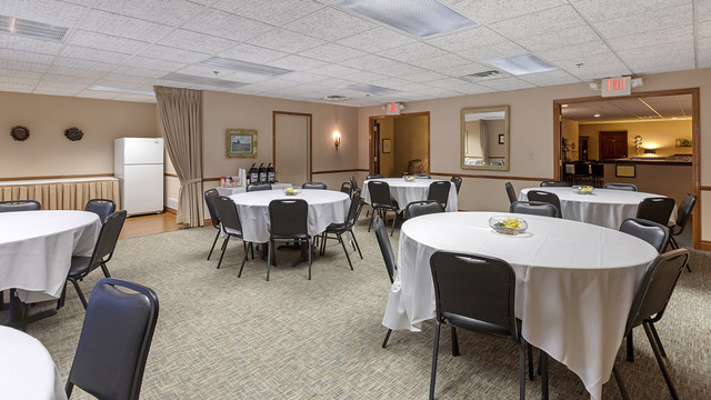 Resurrection Funeral Home building in Clinton Township, Michigan