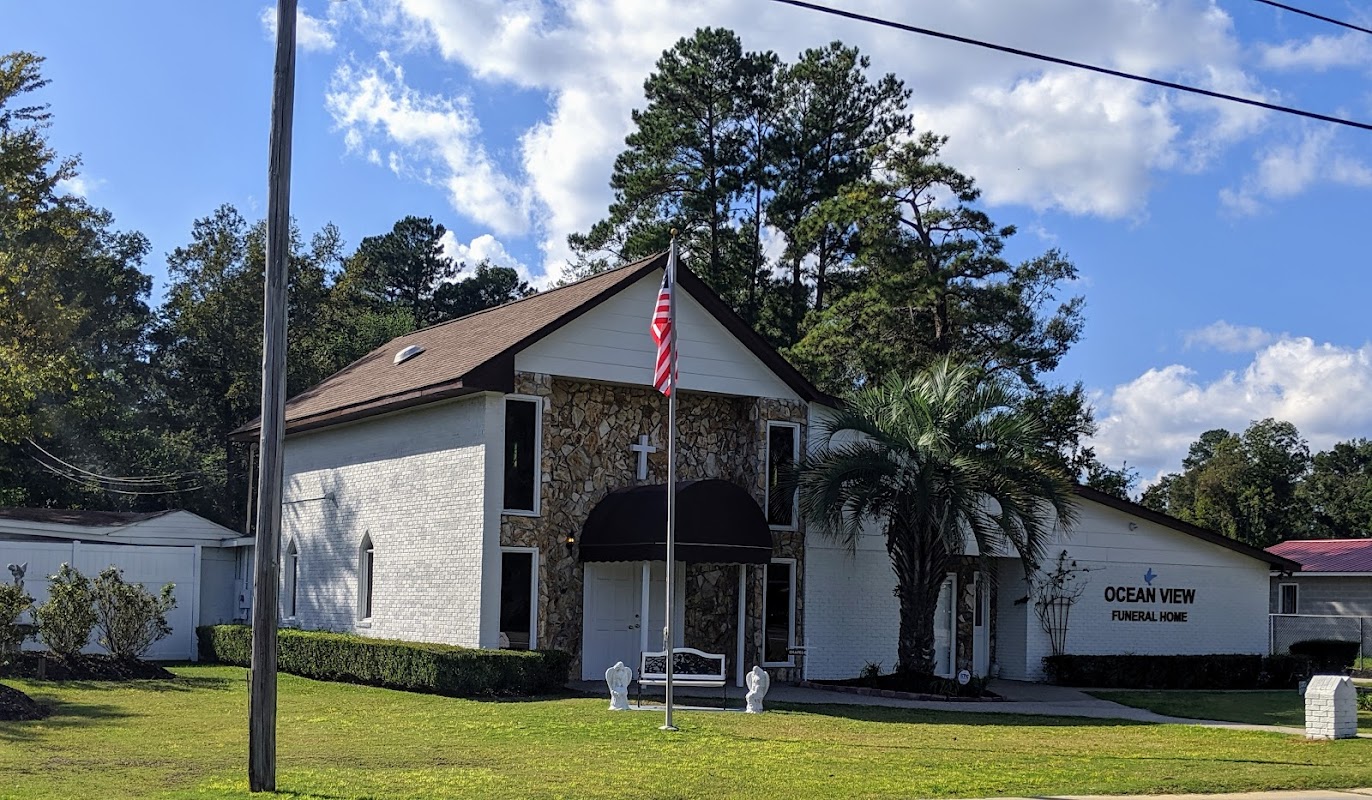 Rhue's Mortuary building in Conway, South Carolina