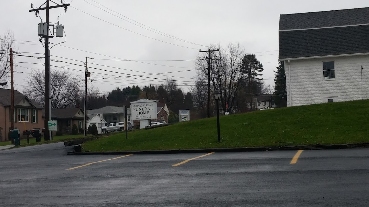 Richard C. Stuart Funeral Home building in Armagh, Pennsylvania